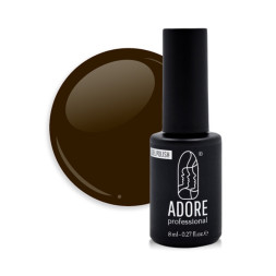 Гель-лак Adore Professional 498 Earth темно-коричневий. 8 мл