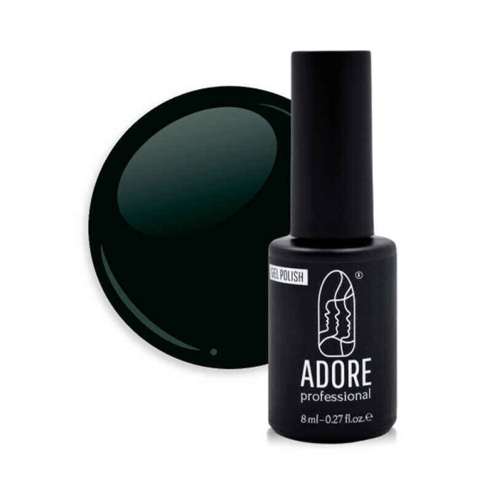 Гель-лак Adore Professional 500 Green Black зеленый. 8 мл