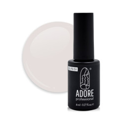 Гель-лак Adore Professional Marble Glass MG-07 Kaolin біла прозора глазур. 8 мл