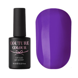 Гель-лак Couture Colour 047 темный сиренево-фиолетовый. 9 мл
