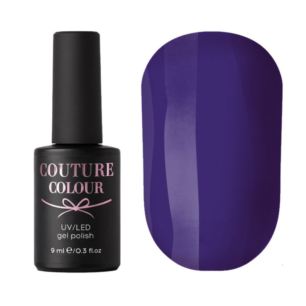 Гель-лак Couture Colour 049 глибокий фіолетовий. 9 мл