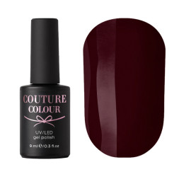 Гель-лак Couture Colour 074 темная вишня. 9 мл