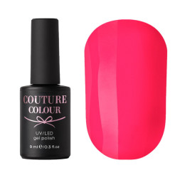 Гель-лак Couture Colour 113 яркий розово-коралловый. 9 мл