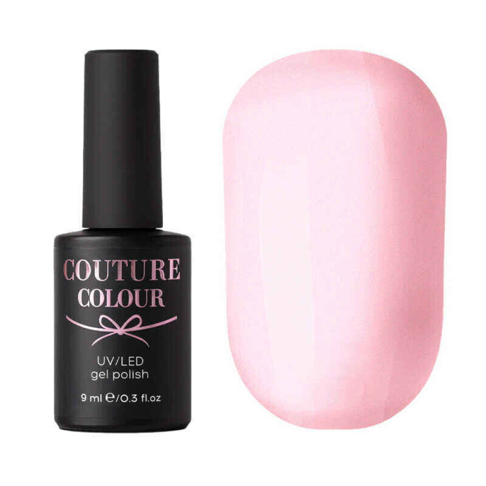 Гель-лак Couture Colour 119 світлий молочно-рожевий. 9 мл