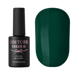 Гель-лак Couture Colour 121 темно-зеленый. 9 мл