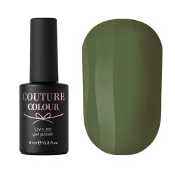 Гель-лак Couture Colour 124 зеленый хаки. 9 мл