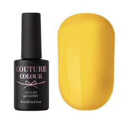 Гель-лак Couture Colour 133 горчично-желтый. 9 мл