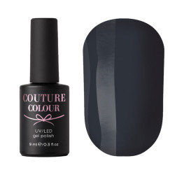 Гель-лак Couture Colour LE 01 темно-серый. 9 мл