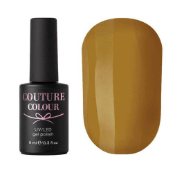 Гель-лак Couture Colour LE 10  горчично-желтый, 9 мл