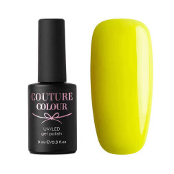 Гель-лак Couture Colour Neon Summer 03 желтый неон. 9 мл