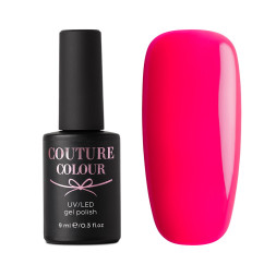 Гель-лак Couture Colour Neon Summer 07 розовый неон. 9 мл