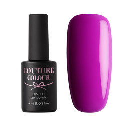 Гель-лак Couture Colour Neon Summer 08 фиолетовый неон. 9 мл