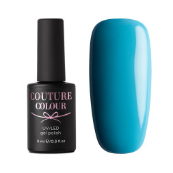 Гель-лак Couture Colour Neon Summer 09 голубой неон. 9 мл