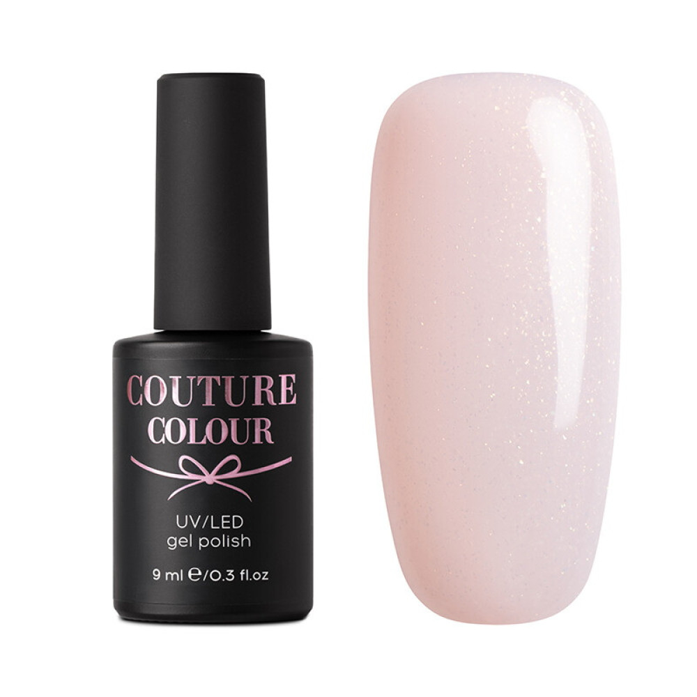 Гель-лак Couture Colour Soft Nude SN 14 светлый абрикосово-розовый с шиммерами. 9 мл