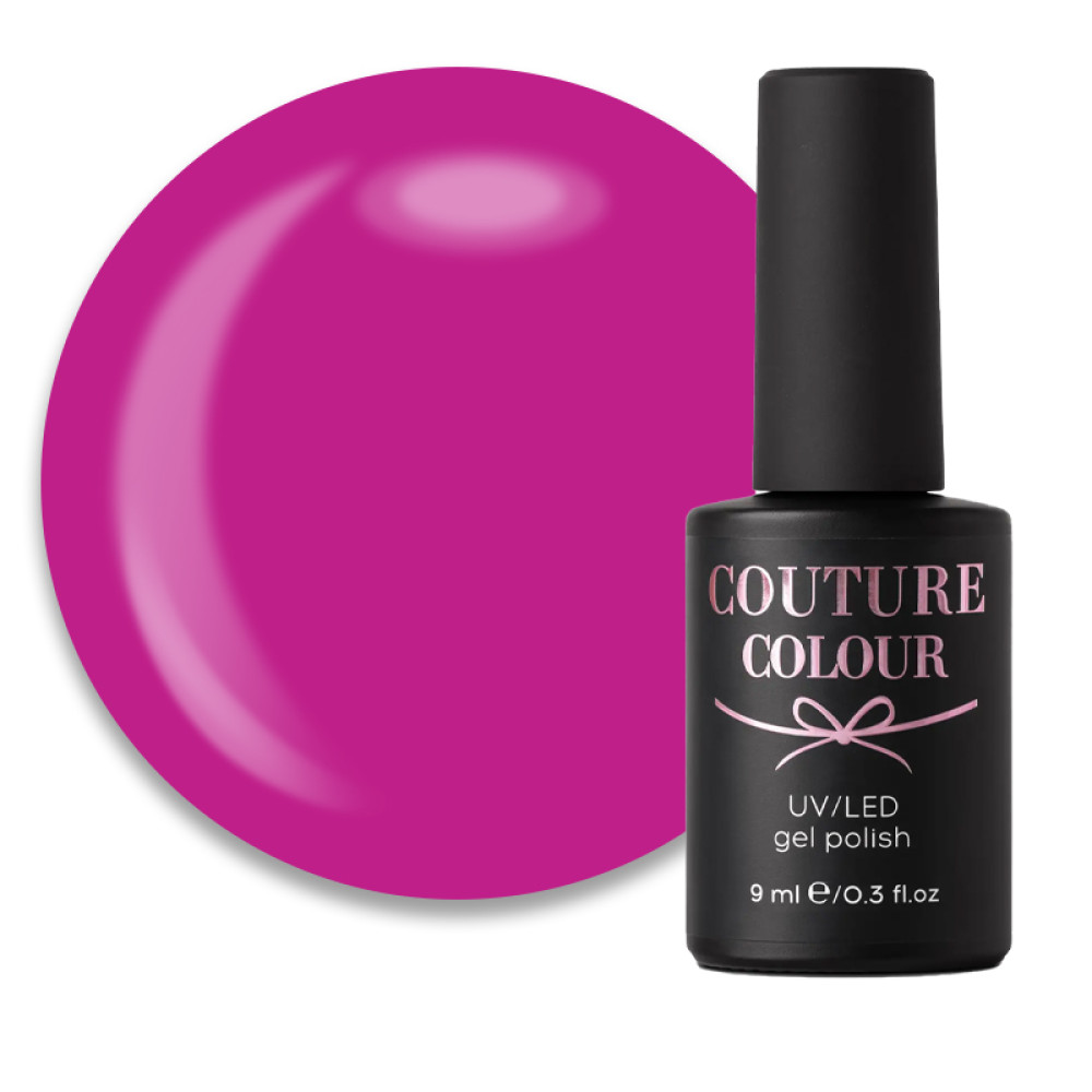 Гель-лак Couture Colour Winter Roseate WR 07 фуксия. 9 мл