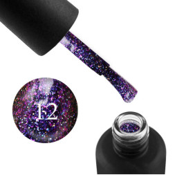 Гель-лак Edlen Professional Peacock 12 синьо-фіолетовий. 8 мл