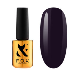 Гель-лак F.O.X Spectrum Gel Vinyl 124 Aubergine фиолетовый баклажан. 7 мл