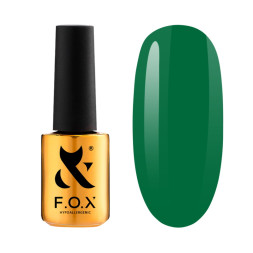 Гель-лак F.O.X Spectrum Gel Vinyl 136 Deep Green насыщенный зеленый. 7 мл