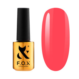 Гель-лак F.O.X Spectrum Gel Vinyl 142 Amour яркий розово-коралловый. 7 мл