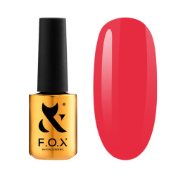 Гель-лак F.O.X Spectrum Gel Vinyl 143 Hot Pink розовый коралл, 7 мл