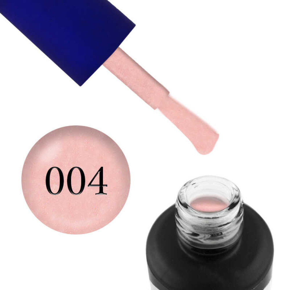 Гель-лак Fayno 004 розовый с блестками, 7 мл
