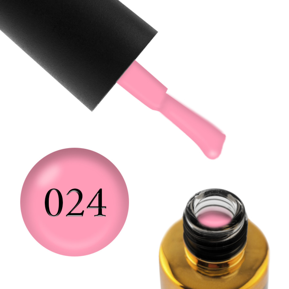 Гель-лак F.O.X Pigment 024 світло-рожевий, 6 мл