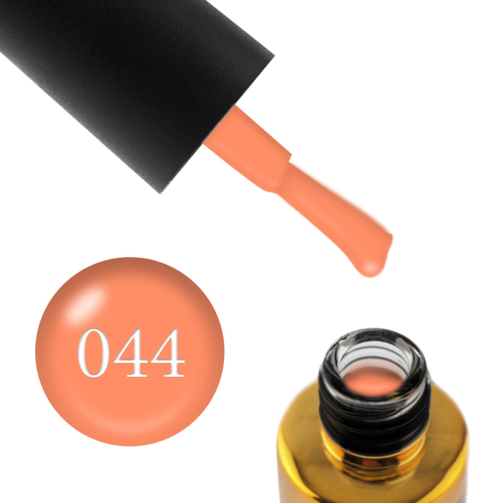Гель-лак F.O.X Pigment 044 оранжево-персиковый, 6 мл