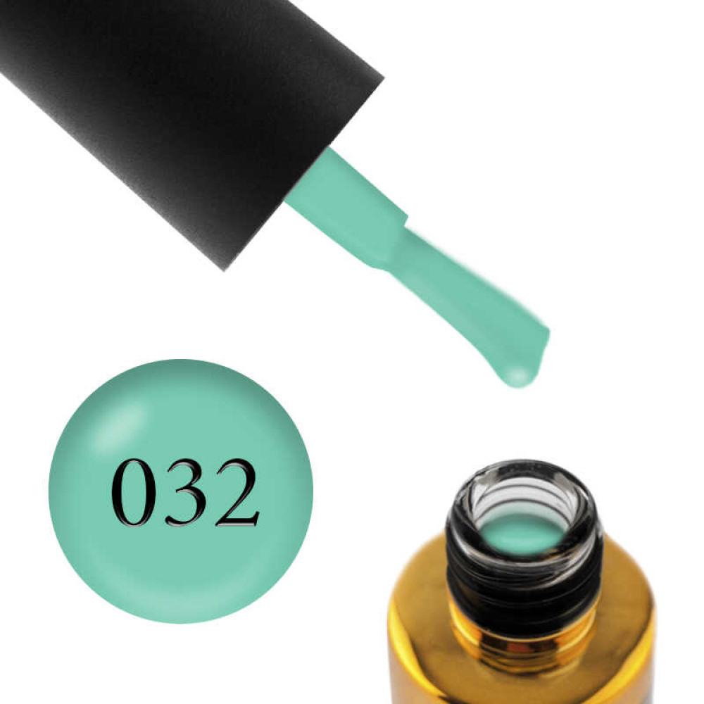 Гель-лак F.O.X Pigment 032 м'ятно-зелений, 6 мл