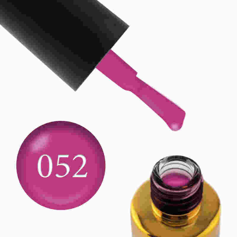 Гель-лак F.O.X Pigment 052 насичений рожевий, 6 мл