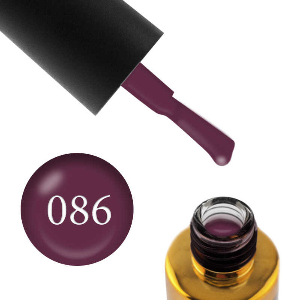 Гель-лак F.O.X Pigment 086 светлый виноградно-сливовый, 6 мл