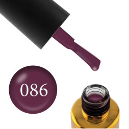 Гель-лак F.O.X Pigment 086 світлий виноградно-сливовий, 6 мл