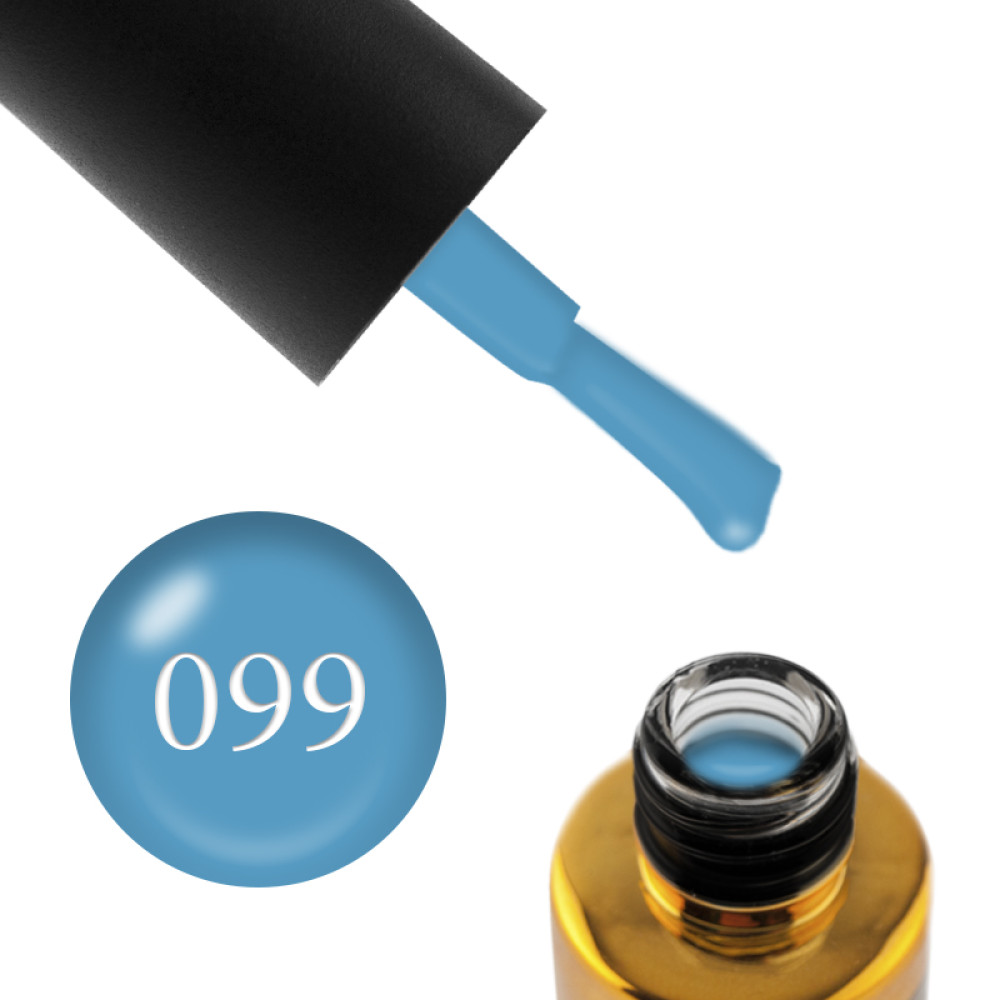 Гель-лак F.O.X Pigment 099 яскраво-блакитний, 6 мл