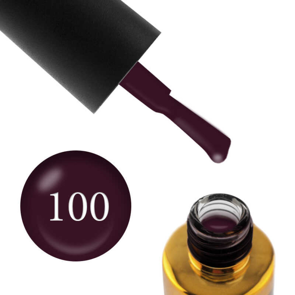 Гель-лак F.O.X Pigment 100 темний виноградно-сливовий, 6 мл