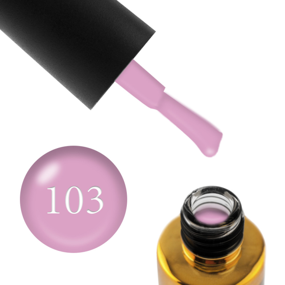 Гель-лак F.O.X Pigment 103 лілово-рожевий, 6 мл
