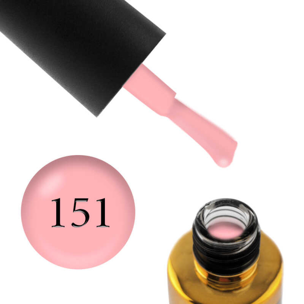 Гель-лак F.O.X Pigment 151 теплий абрикосово-рожевий, 6 мл