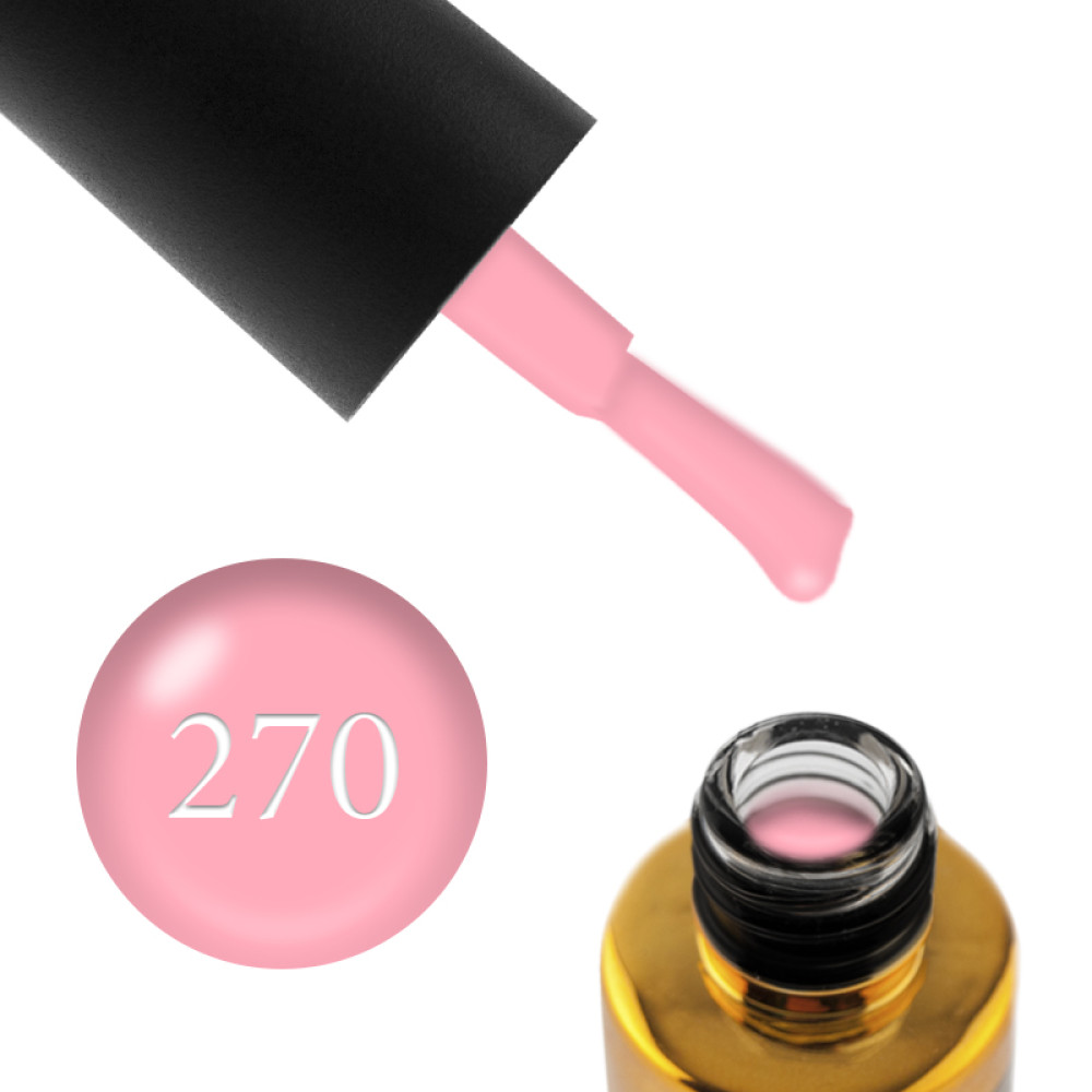 Гель-лак F.O.X Pigment 270 рожевий, 6 мл