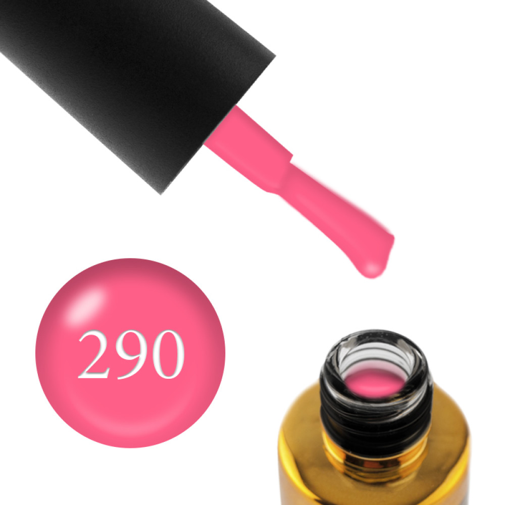 Гель-лак F.O.X Pigment 290 яскраво-рожевий, 6 мл