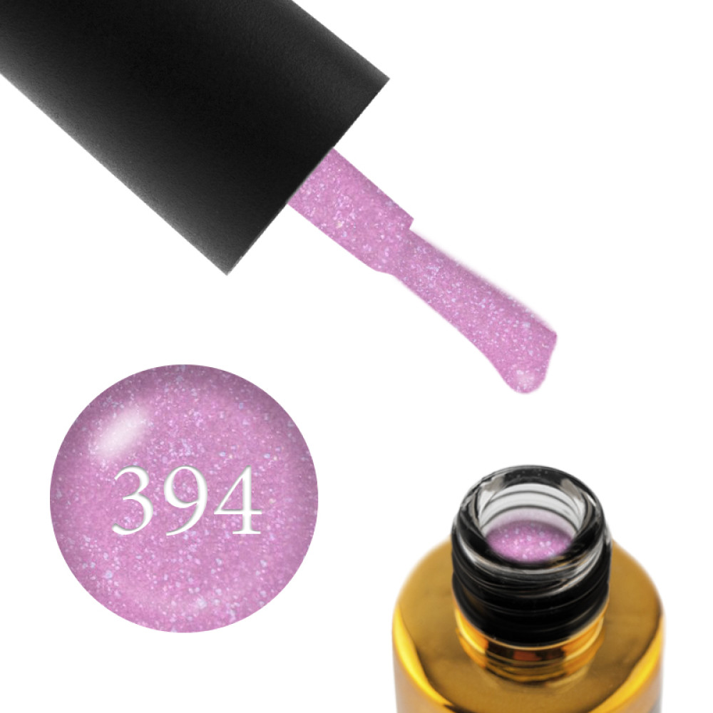 Гель-лак F.O.X Pigment 394 розово-сиреневый с шиммерами, 6 мл