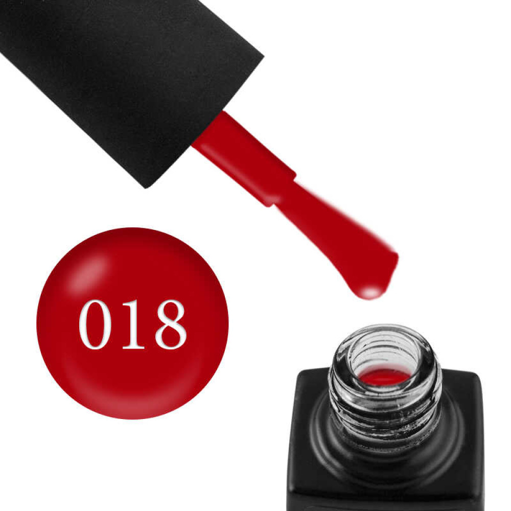 Гель-лак GO 018 червоний, 5,8 мл