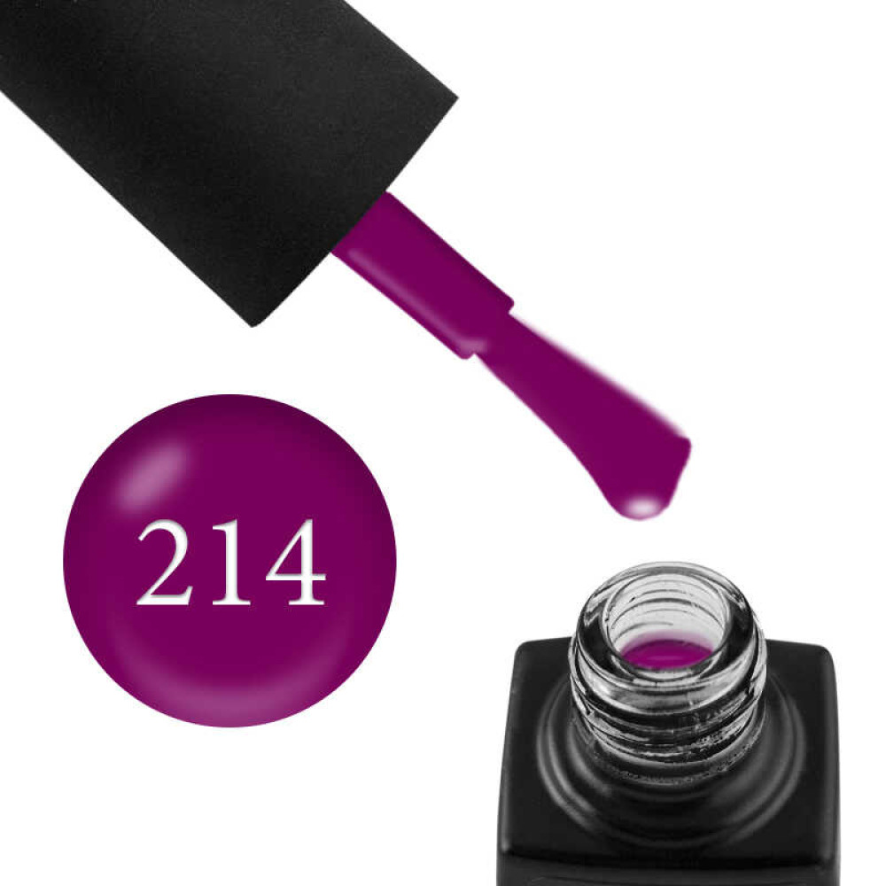 Гель-лак GO 214 пурпурная феерия. 5.8 мл