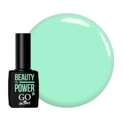 Гель-лак GO Active 028 Beauty is Power холодный минт. 10 мл