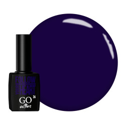 Гель-лак GO Active 036 Follow Your Heart фиолетовый. 10 мл