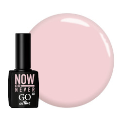 Гель-лак GO Active 060 Now or Never светлый розово-кремовый. 10 мл