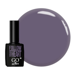 Гель-лак GO Active 066 Follow Your Heart серо-лиловый. 10 мл