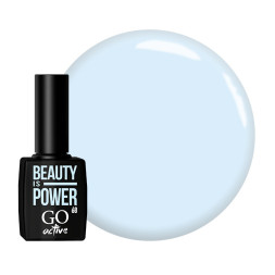 Гель-лак GO Active 068 Beauty is Power молочно-голубой. 10 мл
