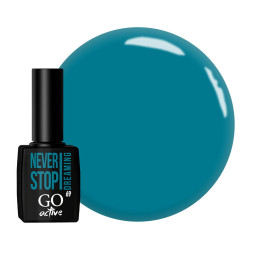 Гель-лак GO Active 069 Never Stop Dreaming бирюзовый. 10 мл