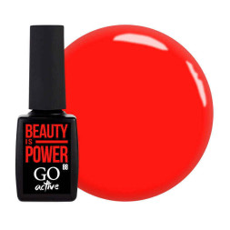 Гель-лак GO Active 088 Beauty is Power алая роза. 10 мл