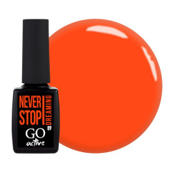 Гель-лак GO Active 089 Never Stop Dreaming неоново-рябиновый. 10 мл