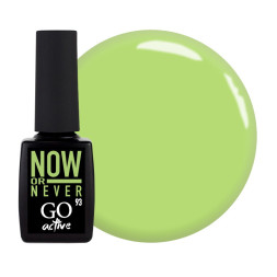 Гель-лак GO Active 093 Now or Never нежный лаймовый. 10 мл