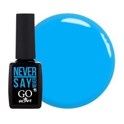 Гель-лак GO Active 095 Never Say Never голубой. 10 мл